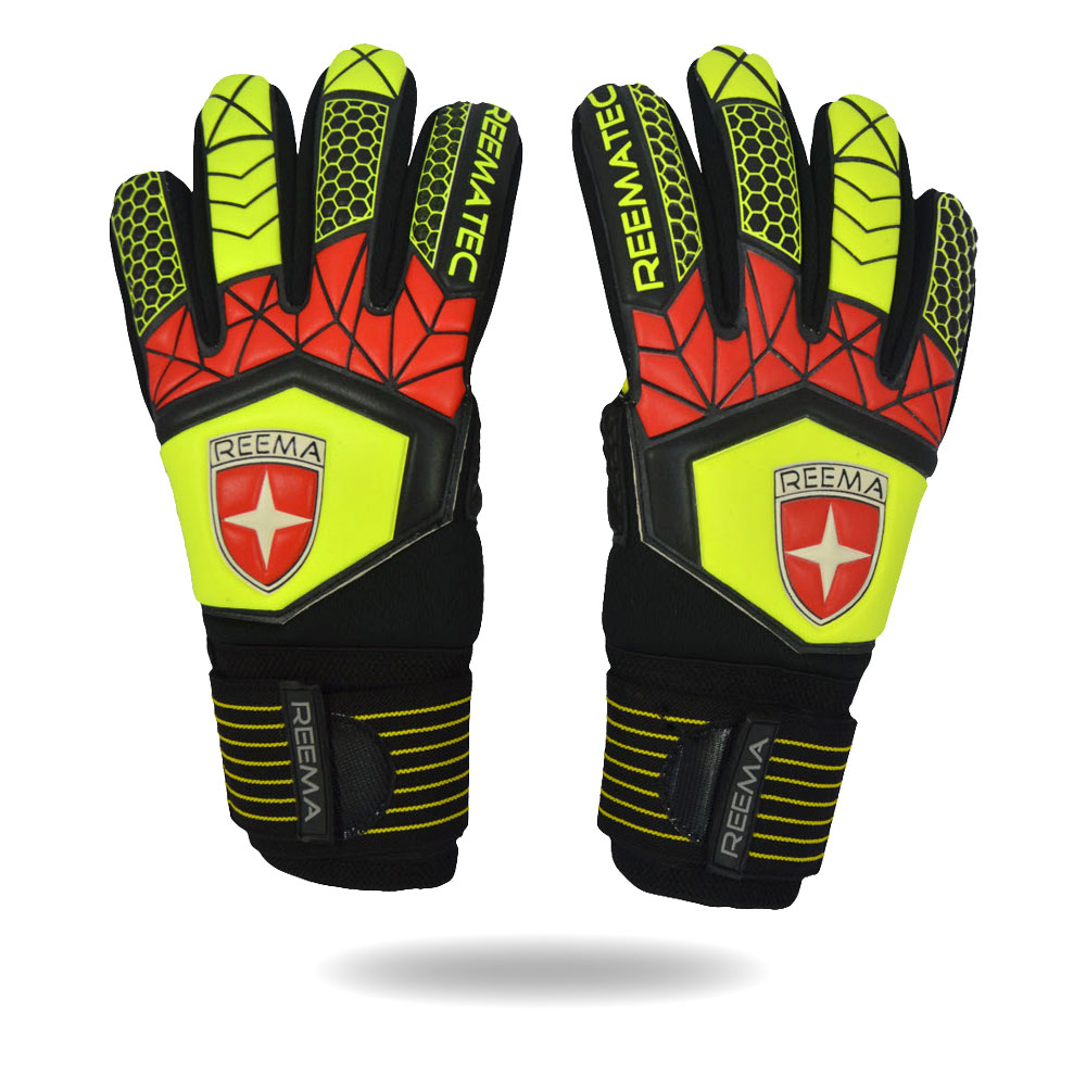 Absolute Grip 2020 | Protection and Strong Grip goalkeeper size 7 light green and black goalkeeper gloves