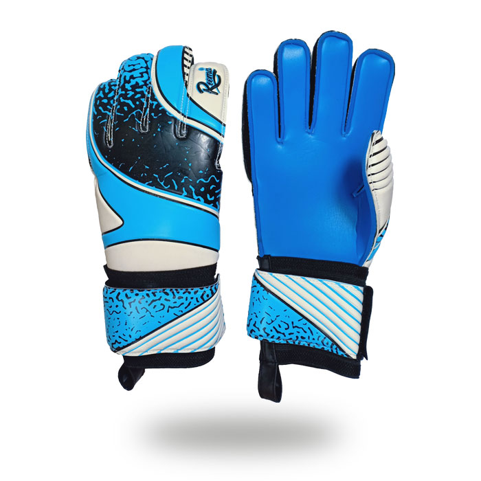 Classic Saver | New style Navy and White Latex foam goalkeeper gloves