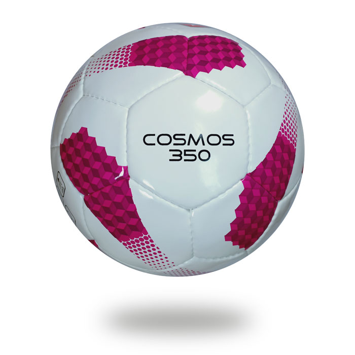Cosmos 350 | Official size 5 soccer ball color white and pink
