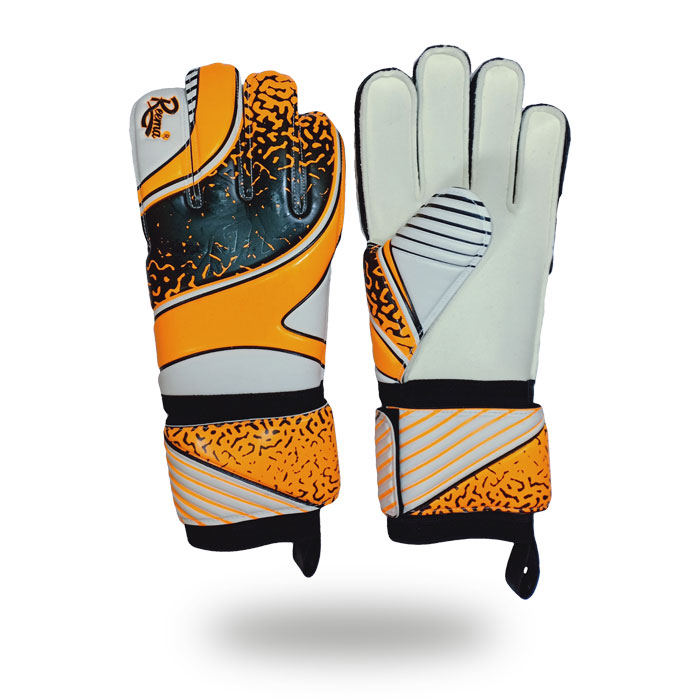 Eliminator Soft | best Light orange and skin goalie gloves Kids Youth Soccer Goalkeeper Gloves