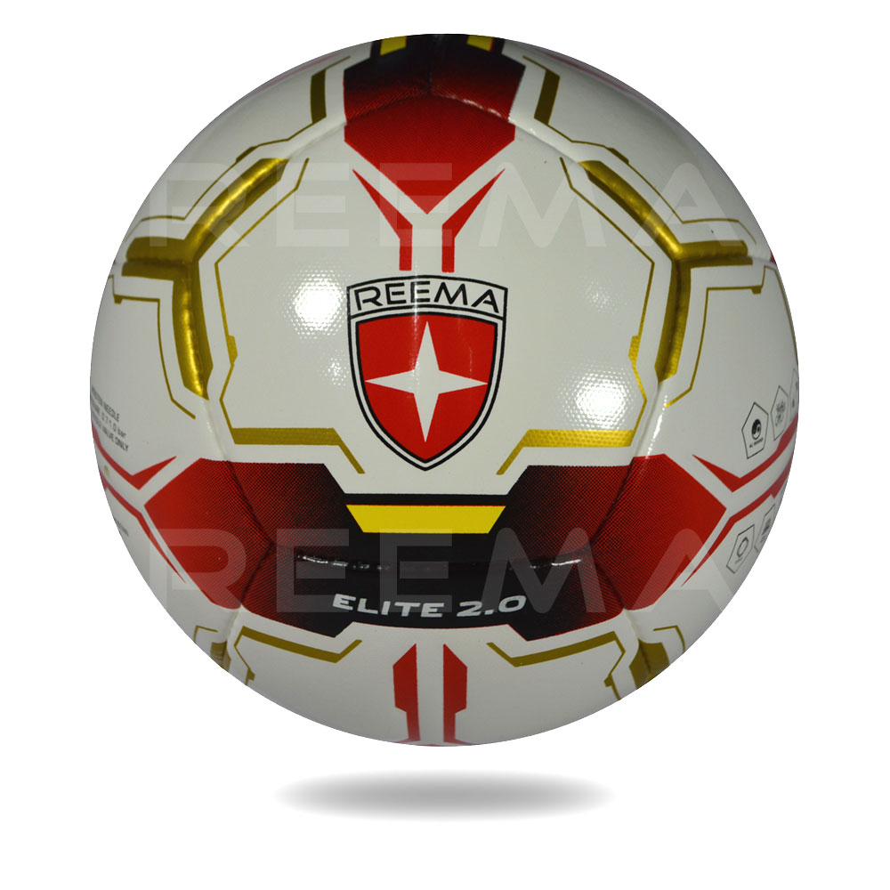 Elite 2020 | white cover football printed with red and gold color