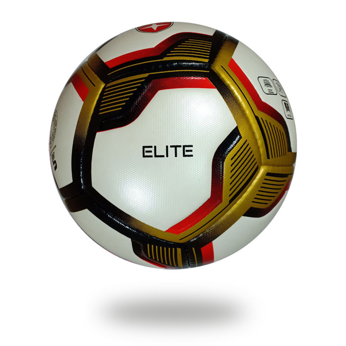 Elite | Top competition 12 panels  gold red soccer ball