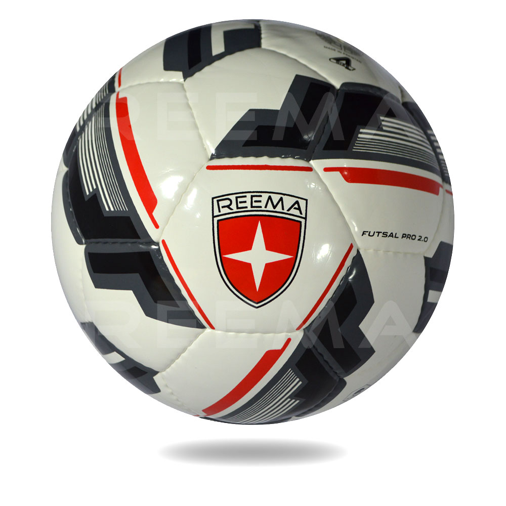 Futsal Pro 2020 | The football cover is white and the design blcak