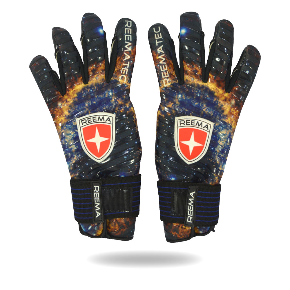 Galaxy | Gold and blue Sports Outdoors indoors players girls and boys hand gloves