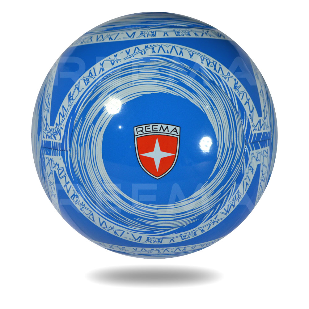 Lite 290| a round Royal blue football printed white circles