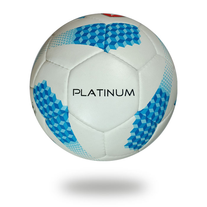 Platinum | water resistant white blue soccer ball