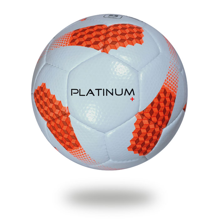 Platinum plus | white orange PU material size 5 men football