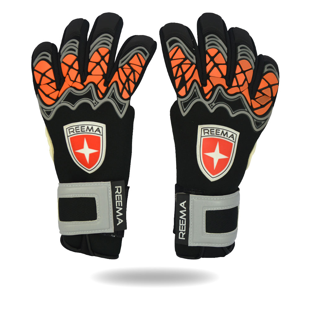 Wonder Shield | match machine stitched hand glove in black