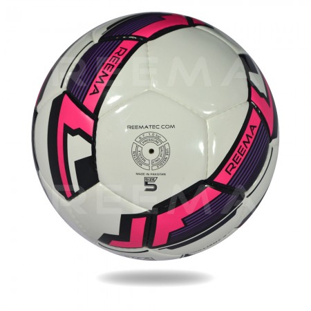 Brilliant 2020 |  hot pink and white soccer ball with 100 % polester