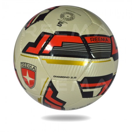 Diamond 2020 |High Ammonia latex gold and red design soccer ball