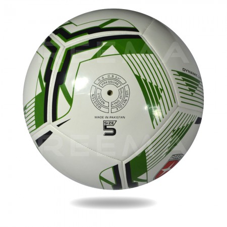 Dynamic 2020 | Machine stitched football which is printed with forest green color