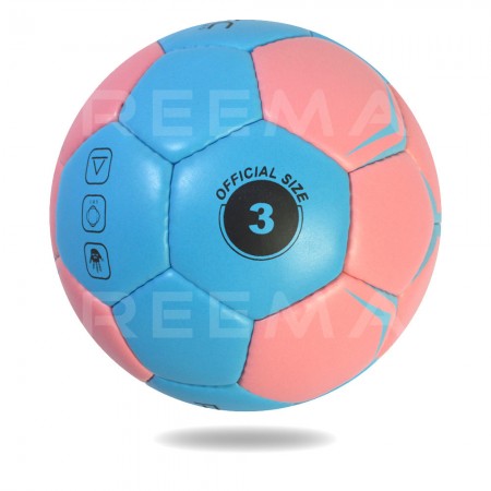 Elite 2020 | Light Blue and Pink Hand ball with black printed