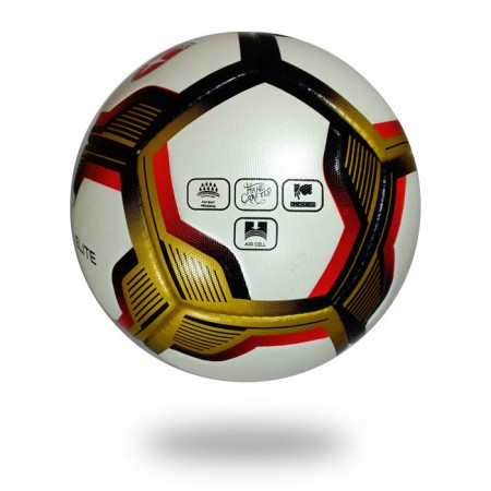 Elite | white gold customized logo name size football for Club