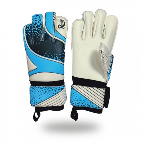Fusion Evolution |Five Fingers safety keeper gloves in blue and white color
