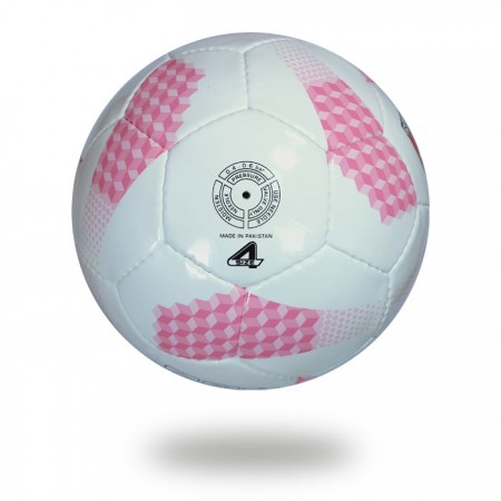 Futsal pro | pink and white lightweight soccer ball size 4 for youth