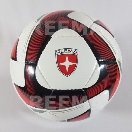 Futsal Professional | High quality shiny PU White dark red futsal ball