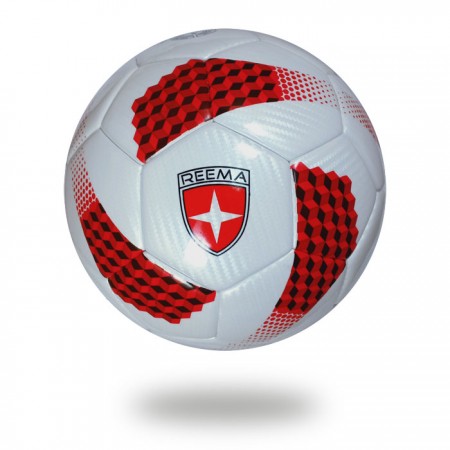 Galaxy | Thermo Bonded White and red soccer ball