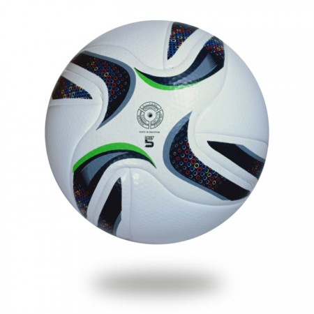 Grand Stade | all club use this football for top comp white cover with black and green design
