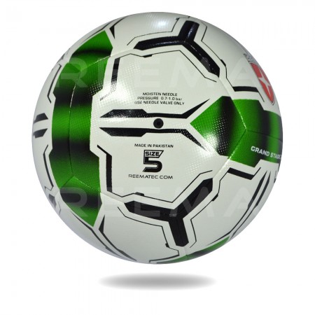 Grand Stand 2020 | white and seagreen  top competition nice design soccer ball for youth