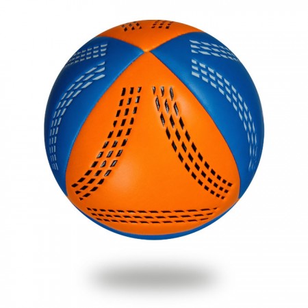 Grip Groves | white background original pics orange and blue handball