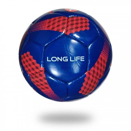 Long Life | Hand Stitched blue red size 5 football