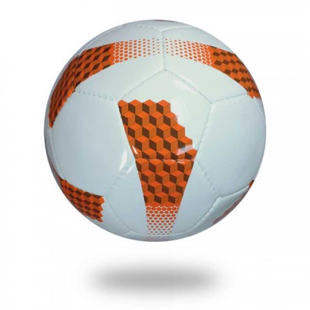 Long Life | soccer ball white and orange used for training