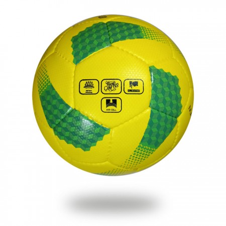 Maxime plus | yellow green hand sewn PU material soccerball