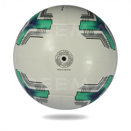 Optima 2020 | round shape soccer ball with with and dark cyan