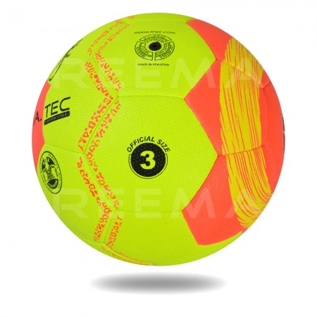 Phantom 2020 HYB | handball orange Cover printed with yellow circle design