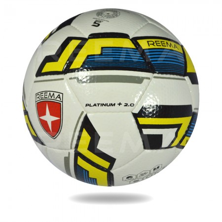 Platinum plus 2020 |  white and yellow color 12 panels soccer ball