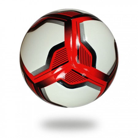 Spiro Elite | draw neat red black lines on white PU soccer ball