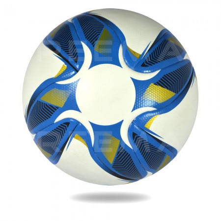 Swift 2020 | Soccer ball white and royalblue cross printed on it