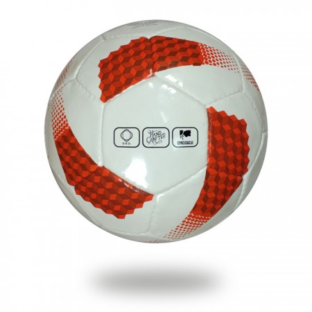 Vite |football in white and red color official size 5