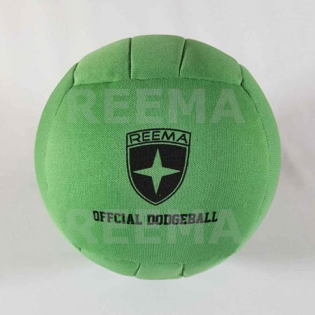 Canadian Dodge ball federation | Machine stitched dodgeball light green with customized design