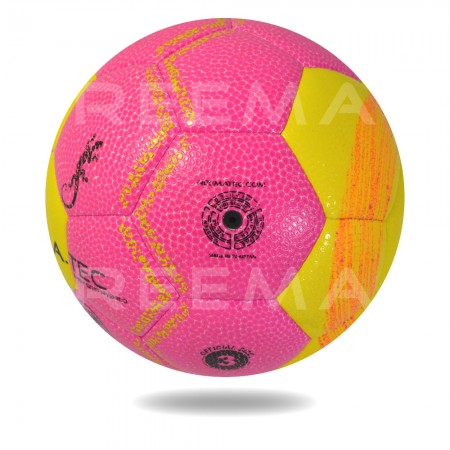 Easy Grip 2020 (TPU FILM)| Size 3 hand stitched Hand ball Business and Hot Pink