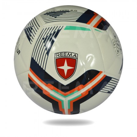 Evolution 2020 | machine stitched soccer ball white PU material
