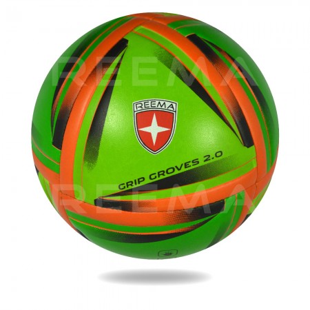 Grip Groves 2020 | red triangle printed on green handball