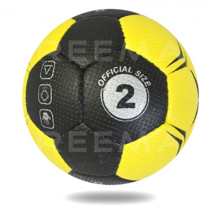 Ultimate 2020| Hand Stitched Soft Yellow and Black Hand ball for women size 3
