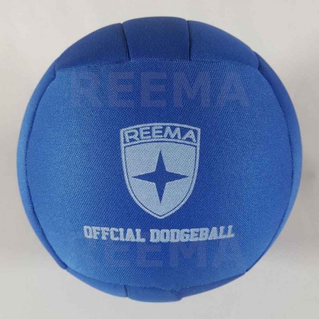 World Dodge ball federation | 14 panels royal Blue dodgeball for youth